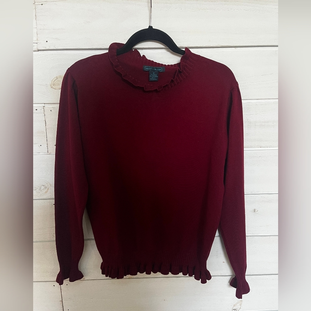 Select + Trend Maroon Turtleneck Sweater